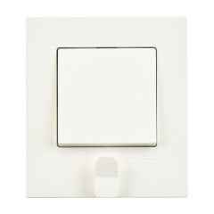 Günsan Eqona Fildişi Beyazı Vidalı Pratik Anahtarlık Anahtar