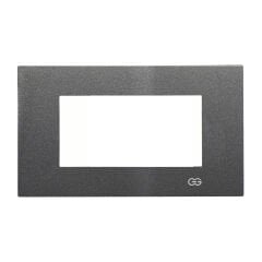 Günsan Domino Füme Flat Dörtlü Çerçeve - 4M