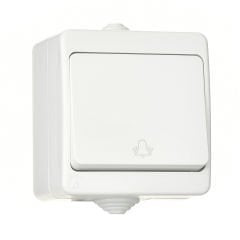 Günsan Nemliyer Beyaz Vidalı Zil Butonu