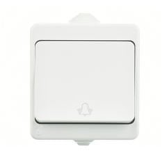 Günsan Nemliyer Beyaz Vidalı Zil Butonu