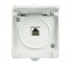 Günsan Nemliyer Beyaz Nümeris Telefon Prizi (Cat3)