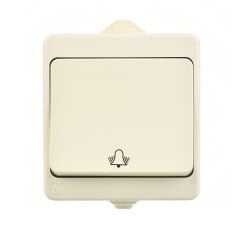 Günsan Nemliyer Krem Vidalı Zil Butonu