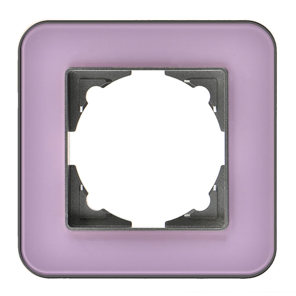 Günsan Radius Füme & Pastel Violet Tekli Çerçeve