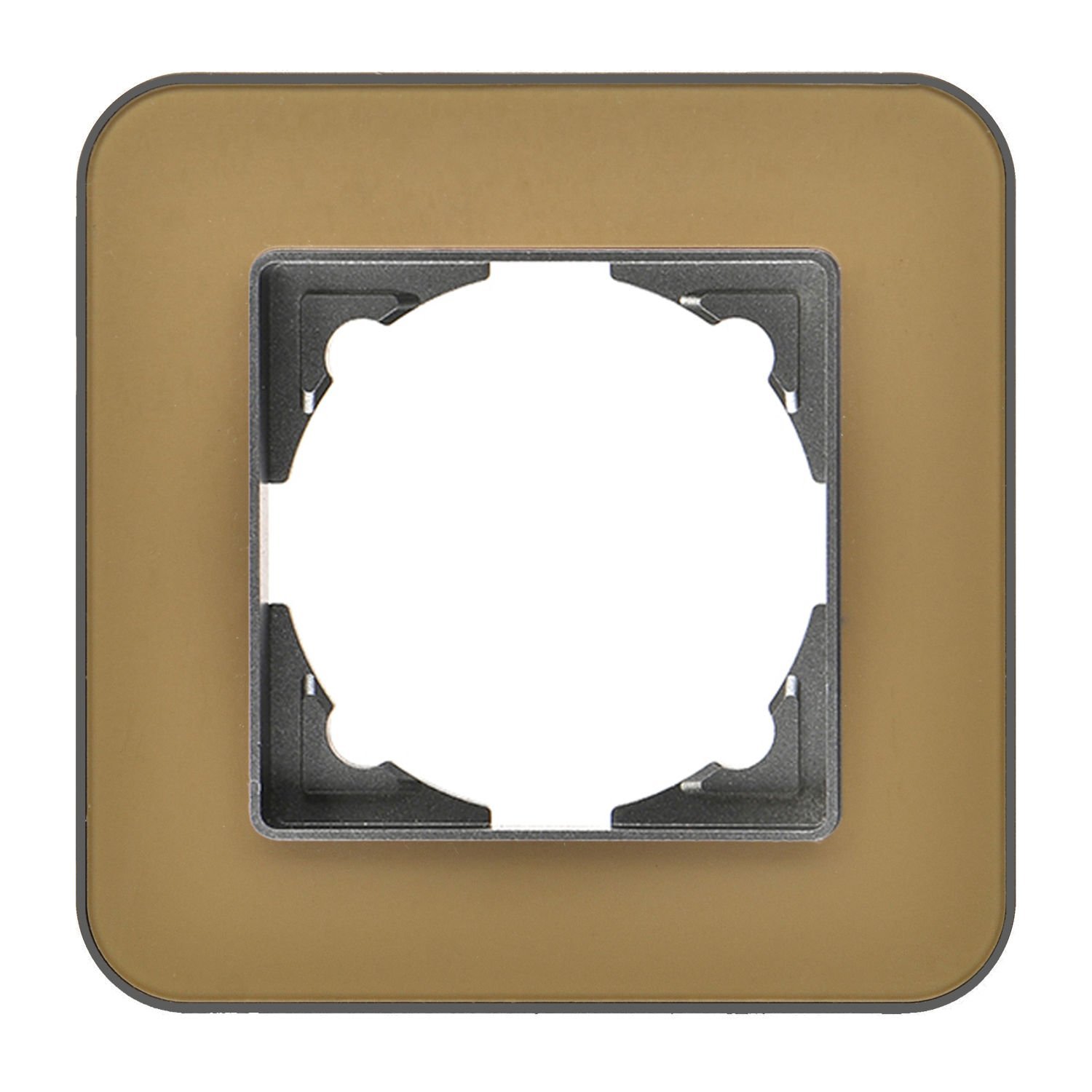 Günsan Radius Füme & Pearl Gold Tekli Çerçeve