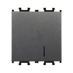 Günsan Domino Füme Vidalı Işıklı Geniş Anahtar - 2M - 16AX 250V