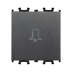 Günsan Domino Füme Vidalı Geniş Zil Butonu -2M - 16AX 250V