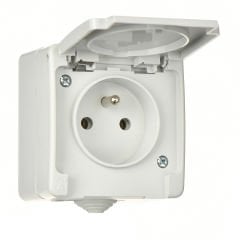 Günsan Nemliyer Gri Kapaklı UPS Priz