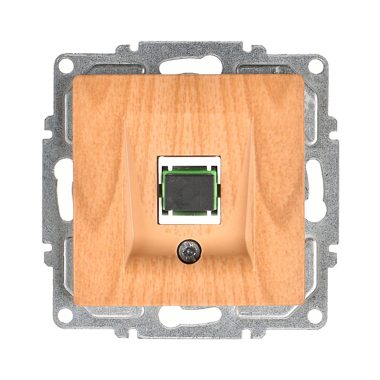 Günsan Visage Akçaağaç Vidalı Fiber Optik Data Prizi