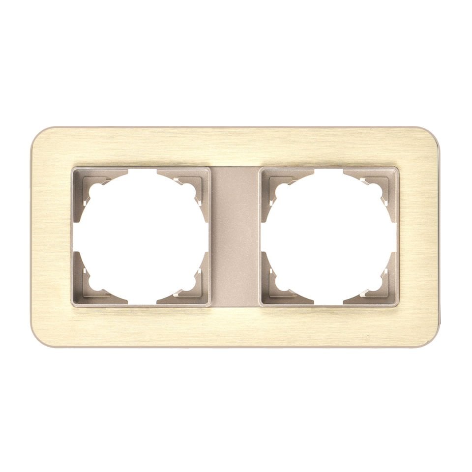 Günsan Radius Metalik Bej & Gold İkili Çerçeve