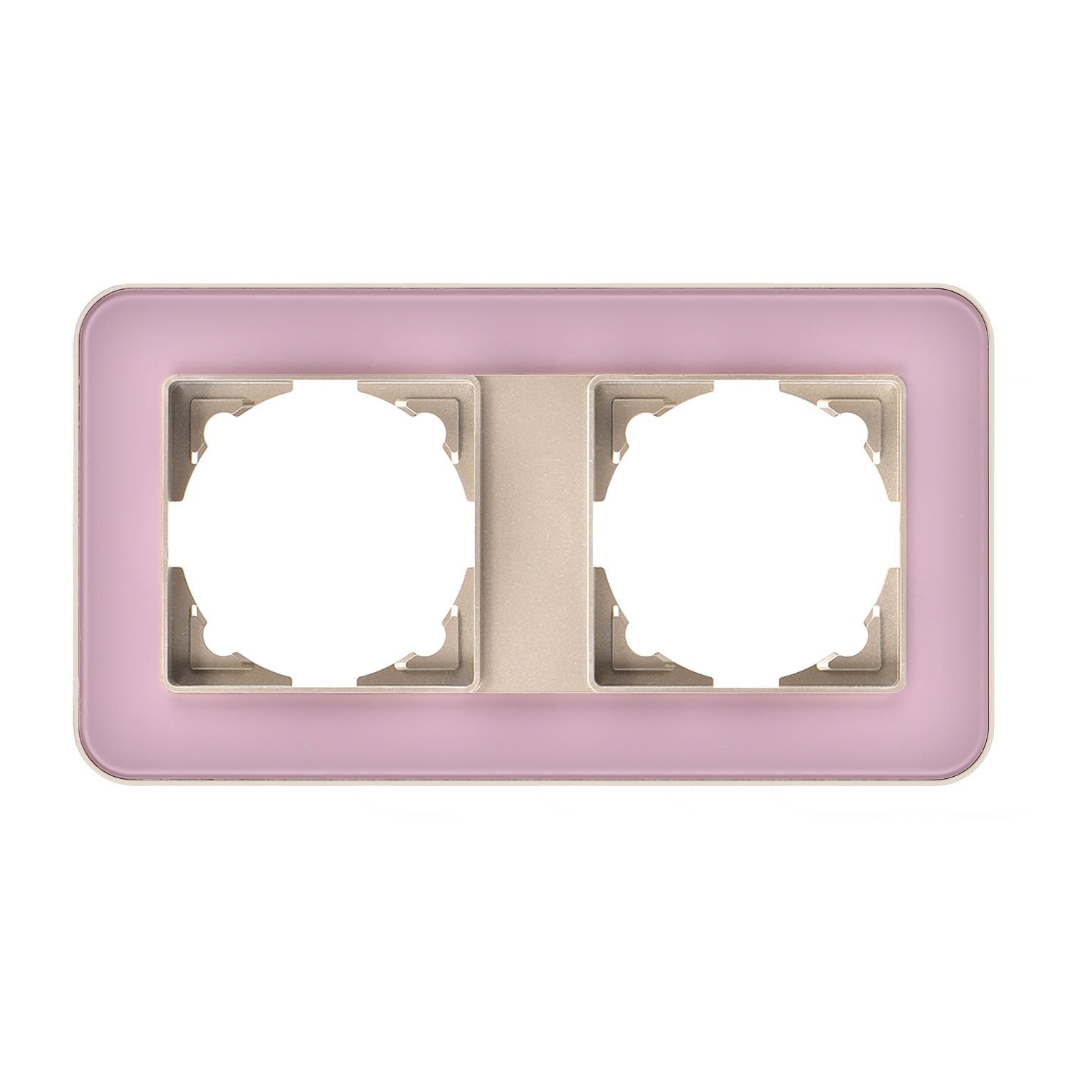 Günsan Radius Metalik Bej & Powdery Pink İkili Çerçeve