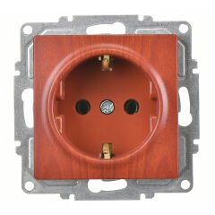 Günsan Visage Kiraz Topraklı Priz- 16A 250V - Vidalı