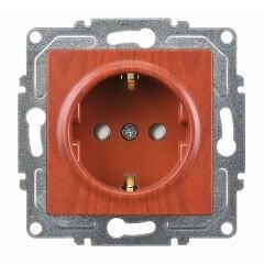 Günsan Visage Kiraz Çocuk Korumalı Topraklı Priz - 16A 250V - Vidalı