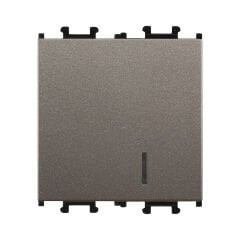 Günsan Domino Mocha Nötrlü Işıklı Anahtar Geniş - 2M