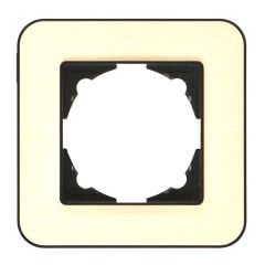 Günsan Radius Metalik Siyah & Gold Tekli Çerçeve