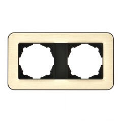 Günsan Radius Metalik Siyah & Gold İkili Çerçeve