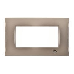 Günsan Domino Metalik Bej Mode Dörtlü Çerçeve - 4M