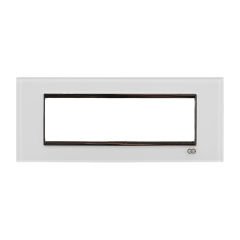 Günsan Domino Beyaz & Krom Çerçeve Çıtası - 7M