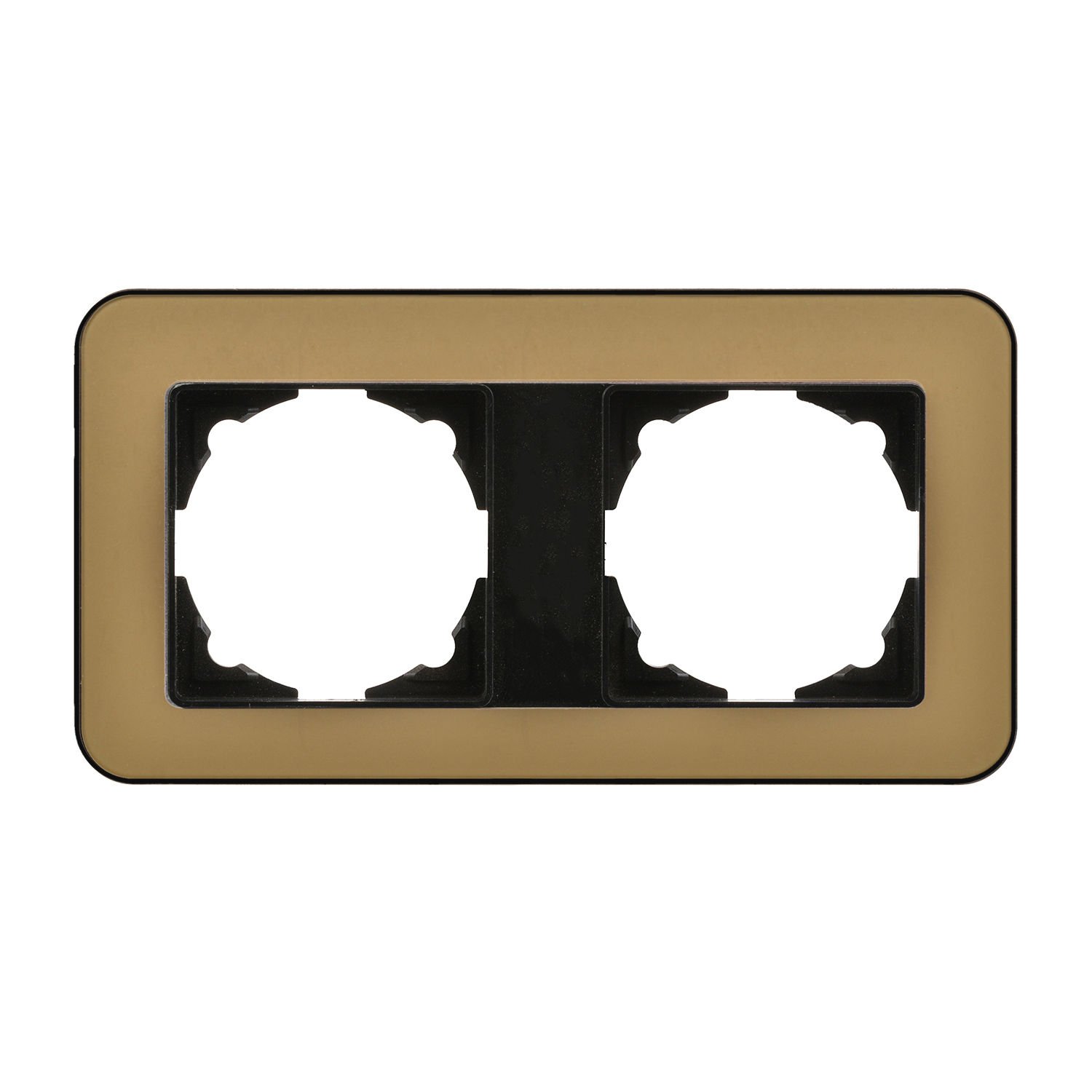 Günsan Radius Metalik Siyah & Pearl Gold İkili Çerçeve