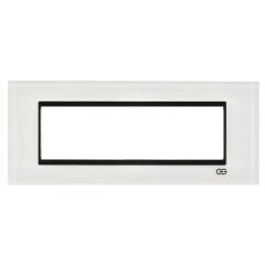 Günsan Domino Beyaz & Siyah Çerçeve Çıtası - 7M