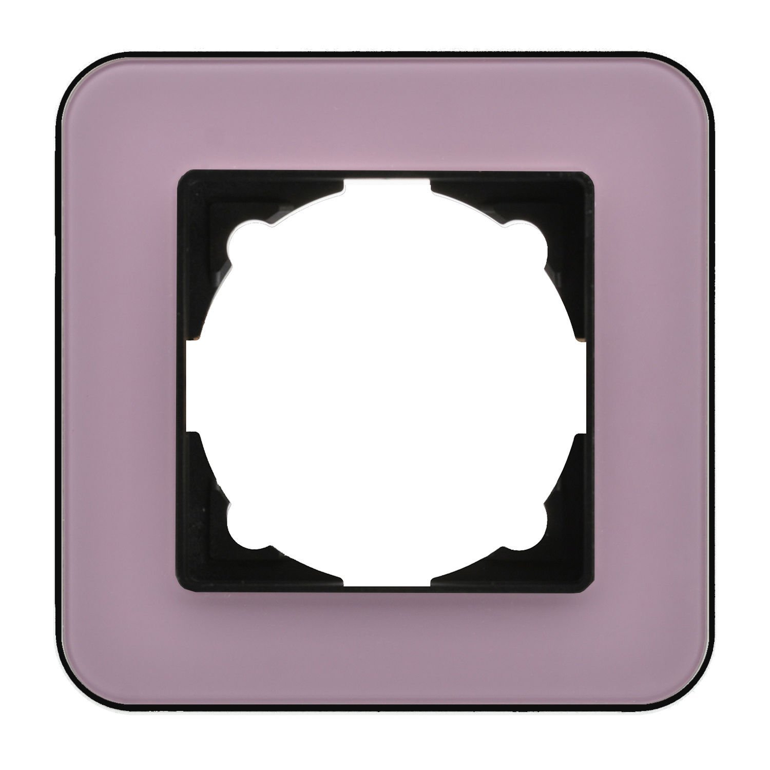 Günsan Radius Metalik Siyah & Dusty Rose Tekli Çerçeve