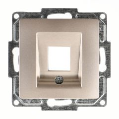 Günsan Visage Metalik Bej Vidalı Data Prizi - Jaksız