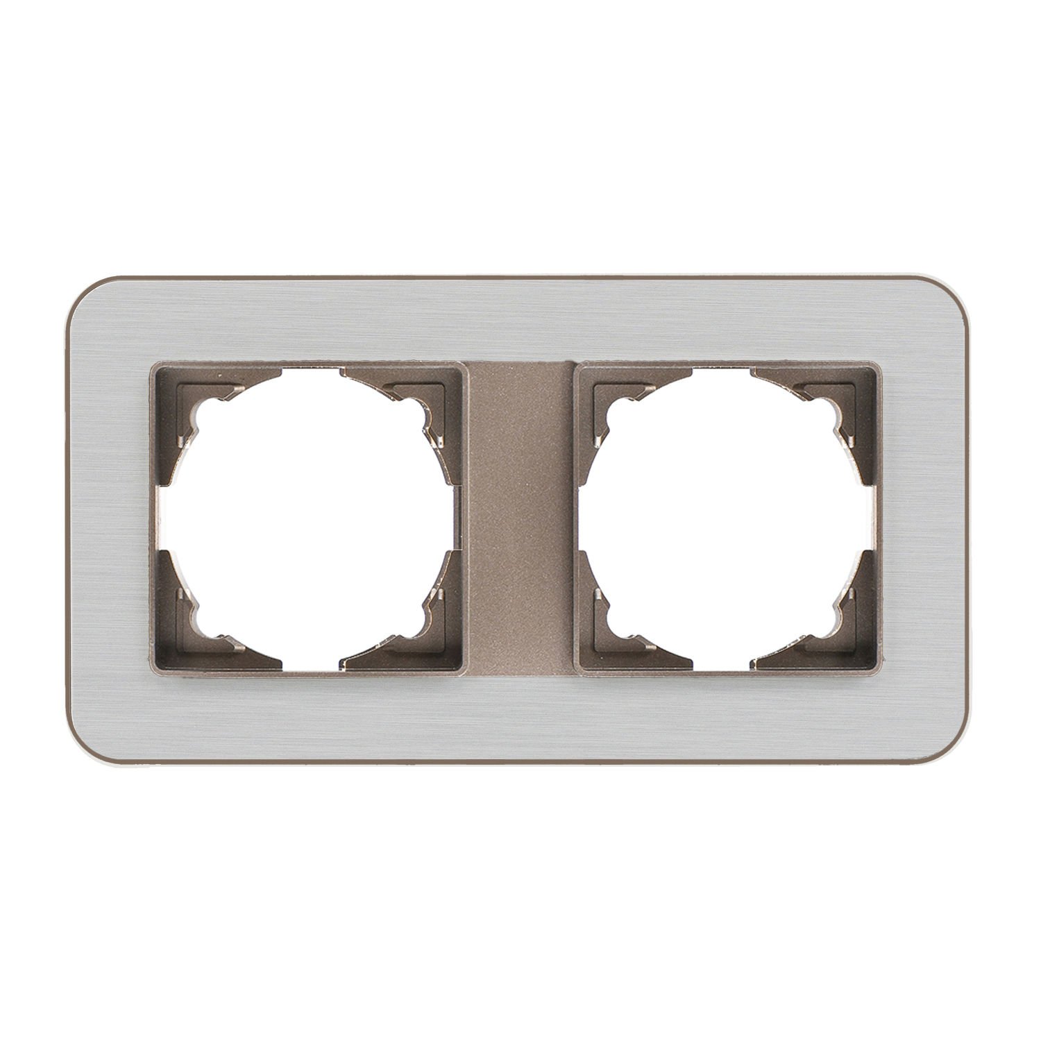 Günsan Radius Mocha & Silver Light İkili Çerçeve