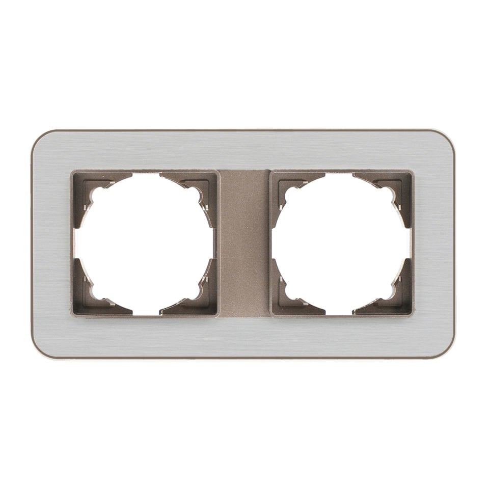 Günsan Radius Mocha & Silver Light İkili Çerçeve